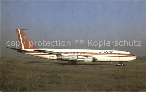 Flugzeuge Zivil Cargo Moravia Airlines Boeing 707 EL AJT Kat. Airplanes Avions