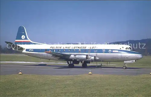 Flugzeuge Zivil LOT Vickers Viscount 804 SP LVC c n 248  Kat. Airplanes Avions