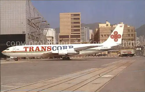 Flugzeuge Zivil Transcorp Boeing 707 330C VR HTC c n 18937 Kat. Airplanes Avions