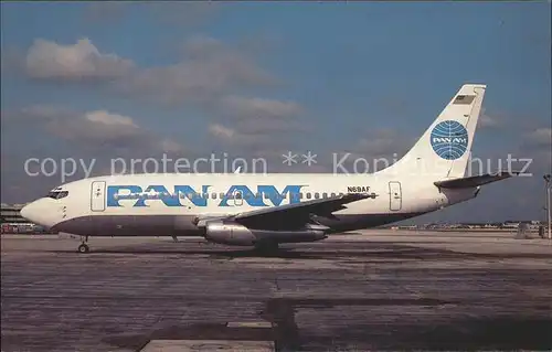 Flugzeuge Zivil Pan Am Boeing 737 222 Kat. Airplanes Avions