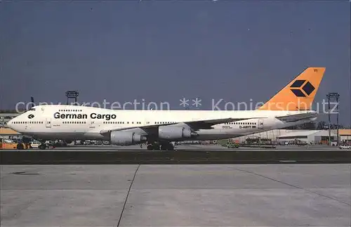 Flugzeuge Zivil German Cargo Services Boeing 747 230B c n 22363 D ABYT Kat. Airplanes Avions