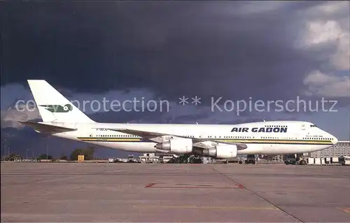 Flugzeuge Zivil Air Gabon Boeing 747 200 F ODJG  Kat. Airplanes Avions