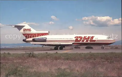 Flugzeuge Zivil DHL Worldwide Express Boeing 727 22C Kat. Airplanes Avions