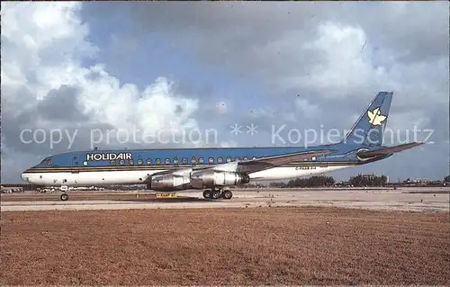 Flugzeuge Zivil Holidair Douglas DC 8 52 C FHAB c n 45658 Kat. Airplanes Avions