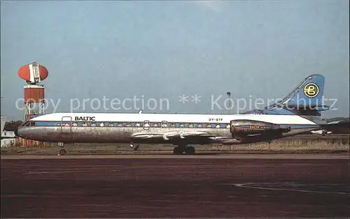 Flugzeuge Zivil Baltic Airlines Aerospatiale Caravelle 10B OY STF c n 257 Kat. Airplanes Avions