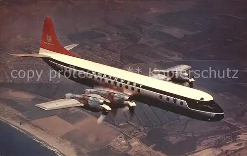 Flugzeuge Zivil Northwest Lockheed 188C Electra Kat. Airplanes Avions