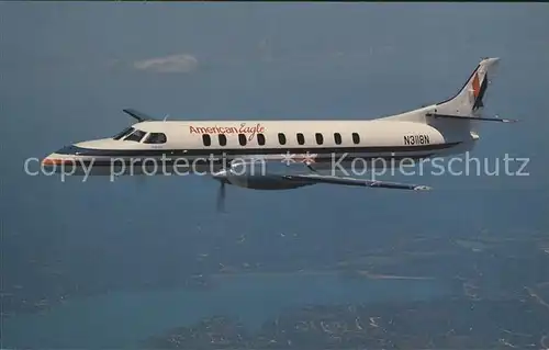 Flugzeuge Zivil American Eagle Swearingen Metro III Kat. Airplanes Avions