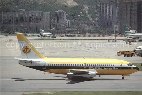 Flugzeuge Zivil Royal Brunei B 737 2M6C V8 UED c n 21809 Kat. Airplanes Avions