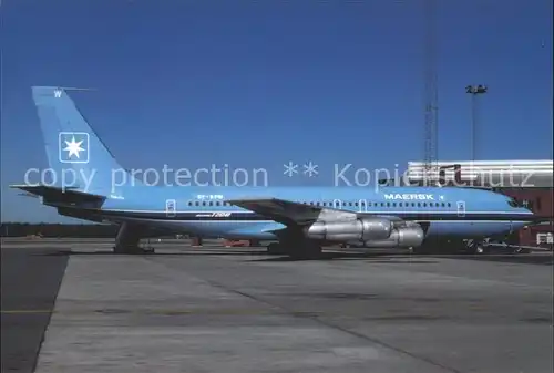 Flugzeuge Zivil Maersk Air B 720 051B OY APW c n 18244 Kat. Airplanes Avions