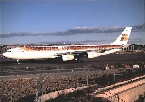 Flugzeuge Zivil Iberia Airbus A340 313X EC ICF Cn 459 Kat. Airplanes Avions