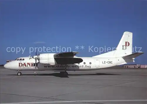 Flugzeuge Zivil Flying Dandy AN 24B LZ CBC  Kat. Airplanes Avions