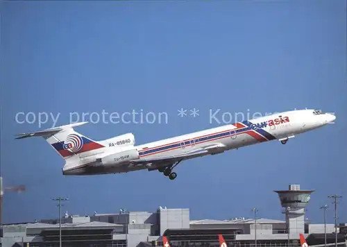 Flugzeuge Zivil Eurasia Airlines TU 154M RA 85840 c n 1001 Kat. Airplanes Avions