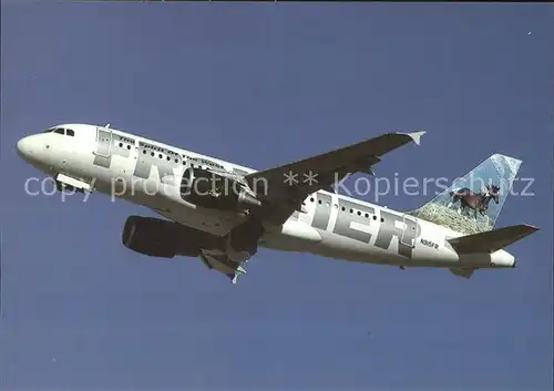 Flugzeuge Zivil Frontier Airlines Airbus Industrie A319 111 N915FR  Kat. Airplanes Avions