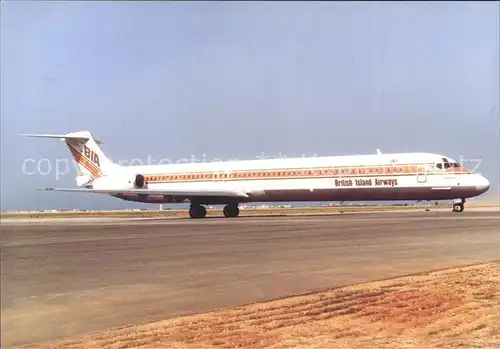 Flugzeuge Zivil British Island Airways DC9 83 G BNSB Kat. Airplanes Avions