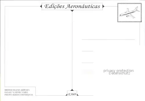Flugzeuge Zivil British Island Airways DC9 83 G BNSB Kat. Airplanes Avions