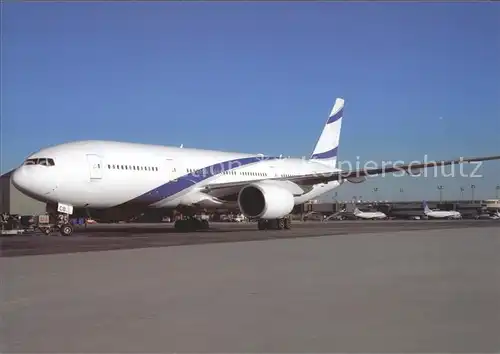 Flugzeuge Zivil EL AL Israel Airlines Boeing 777 258 Negev 4X ECB  Kat. Airplanes Avions