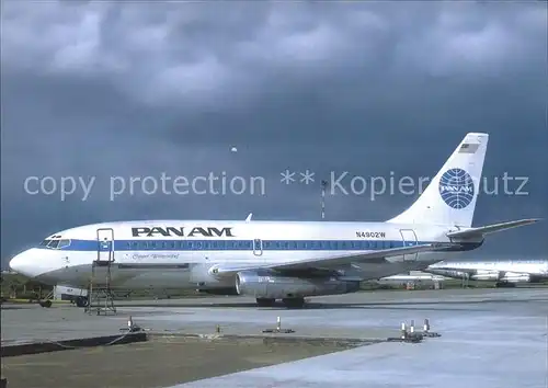 Flugzeuge Zivil Pan Am B 737 210 N4902W Cn 20440 Kat. Airplanes Avions