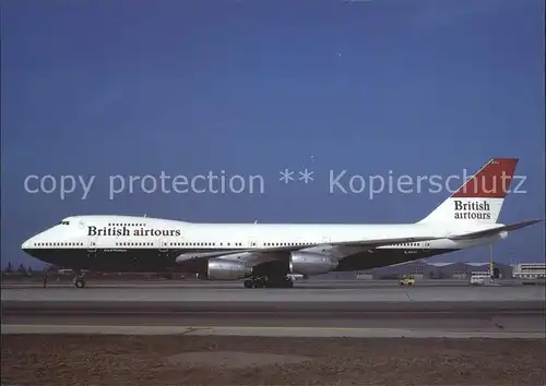 Flugzeuge Zivil Briitsh Airtours Boeing 747 236b G BDXL c n 22305 Kat. Airplanes Avions