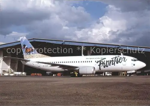 Flugzeuge Zivil Frontier Airlines Mustang tail Boeing 737 300 EI CHH  Kat. Airplanes Avions