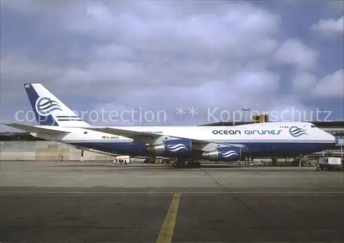 Flugzeuge Zivil Ocean Airlines B 747 230F SCD D ABYO Cn 21592 347 Kat. Airplanes Avions