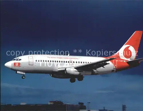 Flugzeuge Zivil Ryanair Vodafone B 737 230 EI CNT c n 22115 Kat. Airplanes Avions