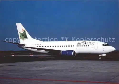 Flugzeuge Zivil Air Baltic B 737 53S YL BBD c n 29075 Kat. Airplanes Avions