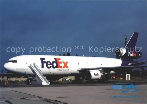 Flugzeuge Zivil FedEx McDonnell Douglas MD 11  Kat. Airplanes Avions