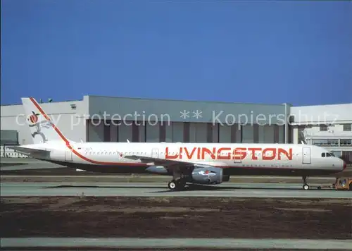 Flugzeuge Zivil Livingston A321 232 D AVZK c n 1970 Kat. Airplanes Avions