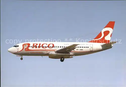 Flugzeuge Zivil Rico Linhas Aereas Boeing 737 241 21009 PP VMN PR RLA  Kat. Airplanes Avions