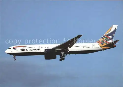 Flugzeuge Zivil British Airways Boeing 767 336 G BNWK cn 24343 Kat. Airplanes Avions