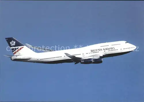 Flugzeuge Zivil British Airways Boeing 747 436 G BNLN cn 24056 Kat. Airplanes Avions