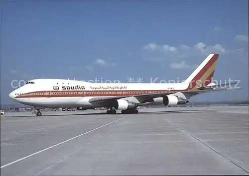 Flugzeuge Zivil Saudia Boeing 747 146 N703CK cn 19727 Kat. Airplanes Avions