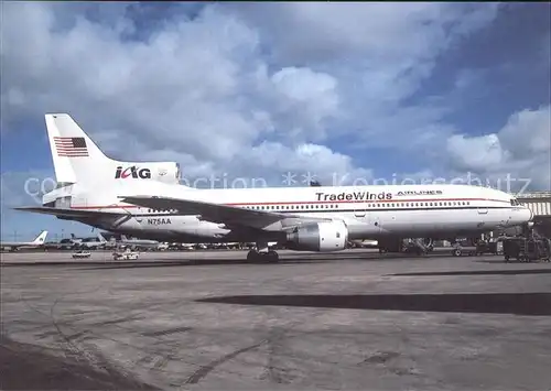 Flugzeuge Zivil Trade Winds Airlines Lockheed L 1011 385 1 15 Tristar 200  Kat. Airplanes Avions
