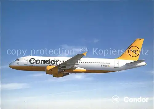 Flugzeuge Zivil Condor Airbus 320  Kat. Airplanes Avions