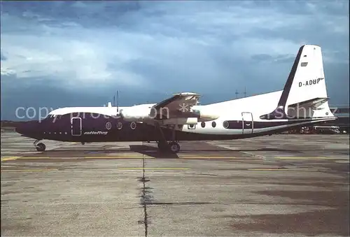Flugzeuge Zivil Ratioflug Fokker F 27 500 D ADUP N C 10686 Kat. Airplanes Avions