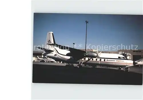 Flugzeuge Zivil Business Express F 27 Kat. Airplanes Avions