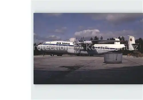 Flugzeuge Zivil Air Sofia Antonov AN 22 LZ SFD  Kat. Airplanes Avions