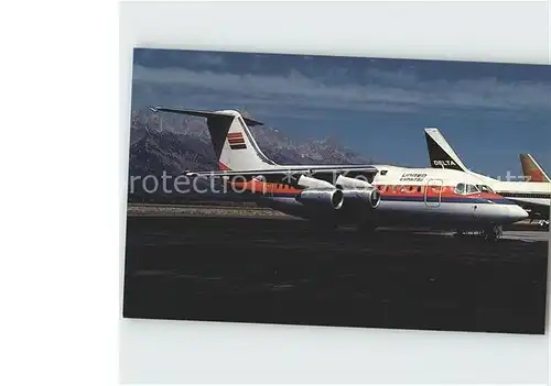 Flugzeuge Zivil United Express Aspen Airways BAe 146 100  Kat. Airplanes Avions