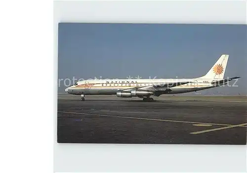 Flugzeuge Zivil National McDonnell Douglas DC 8 32  Kat. Airplanes Avions