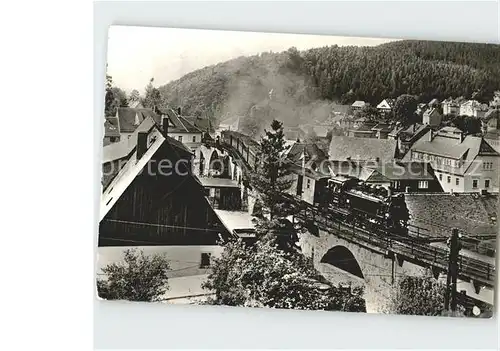 Eisenbahn Schmalspurbahn Freital Hainsberg Kurort Kipsdorf Schmiedeberg Kat. Eisenbahn