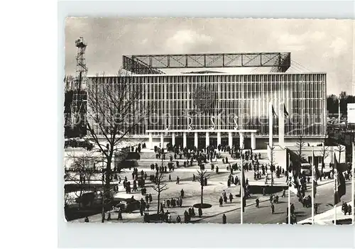 Exposition Internationale Bruxelles 1958 Pavillon de l  U.R.S.S. Facade Principale