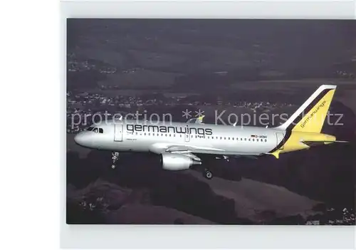 Flugzeuge Zivil German Wings Airbus A319 D AKNH  Kat. Airplanes Avions