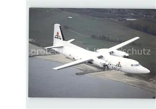 Flugzeuge WK2 National Iranian Oil Company NIOC Fokker 50 EP OIL Kat. Militaria Airplanes Avions