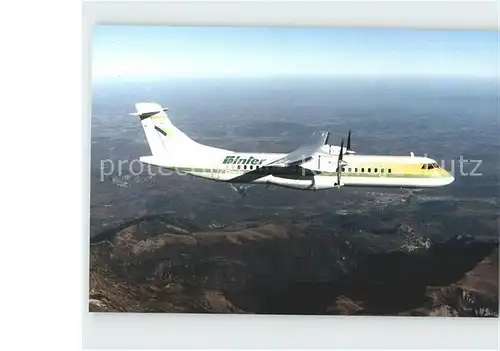 Flugzeuge Zivil Binter Canarias Aerospatiale Aeritalia ATR72  Kat. Airplanes Avions