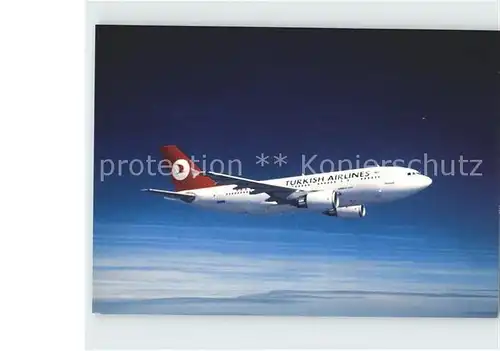 Flugzeuge Zivil Turkish Airlines THY Airbus A310 300 Kat. Airplanes Avions