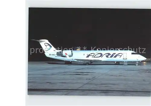Flugzeuge Zivil Adria Canadair Regional Jet CL600 2B19 S5 AAE cn 7170 Kat. Airplanes Avions