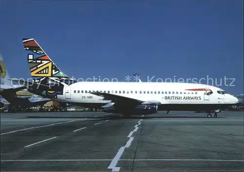 Flugzeuge zivil British Airways Comair Boeing B 737 200 Kat. Airplanes Avions