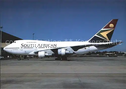 Flugzeuge zivil South African Airways Boeing B 747SP 44 Kat. Airplanes Avions
