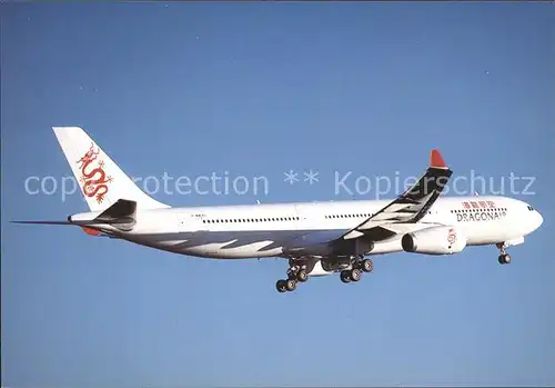 Flugzeuge zivil Dragon Air Airbus 330 342 FWWKI 111 Kat. Airplanes Avions