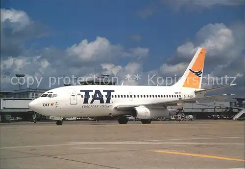 Flugzeuge Zivil T.A.T. Boeing 737.200 (F GGPC) Kat. Airplanes Avions